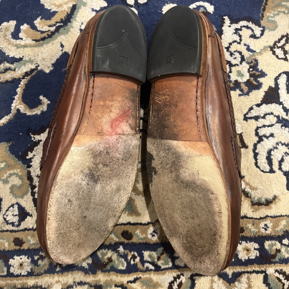 Allen Edmonds Port Washington Maxfield Loafers 11 EEE Made in USA IVY Brown - Picture 8 of 9